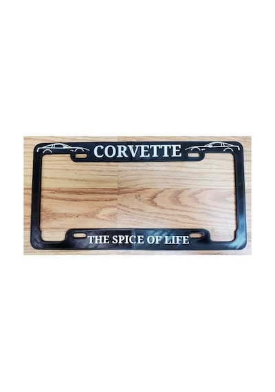 Corvette Plaka Çerçevesi