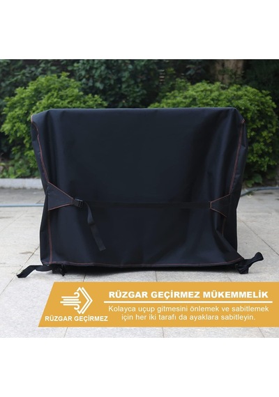 Haegs Bahçe Mobilyası Örtüsü, 230-150-90cm, Ağır Hizmet Oxford Kumaş, Su Geçirmez, Dış Mekan Veranda Masa Ör Çok Renkli