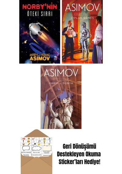 Norby Nin Öteki Sırrı + Çıplak Güneş Robot Serisi 2. Kitap + Vakıf Ve Dünya Vakıf Serisi 5. Kitap