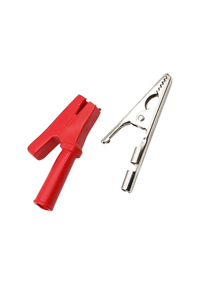 Ic-243a 4mm Banana Jak Girişli Krokodil Wd1096 Siyah Kırmızı Set