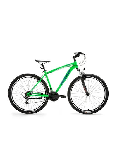 Bisan Leon Erkek Dağ Bisikleti 48cm V 27.5 Jant 21 Vites Neon Yeşil Lacivert Çok Renkli