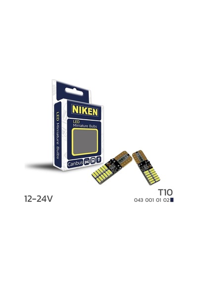 Niken Led Ampul T10 Canbus Park Ledi 24 Ledli 12-24v
