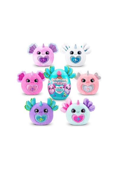 Giochi Preziosi Rainbocorns Axolotlcorn Sürpriz Peluş Rar35000 92120tq1 Mor Pembe 3lü Kulak Çok Renkli