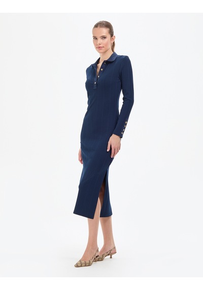 Pierre Cardin Kadın Lacivert Elbise Örme 50296427-vr033 Lacivert