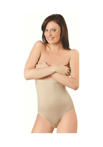 Toptanbulurum Elite Life Dikişsiz Şekillendirici Silikonlu Kadın Ten Slip Korse 890 Ten Rengi