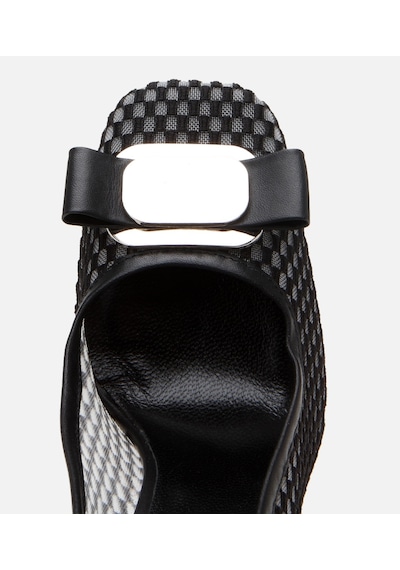 Hotiç Kadın Siyah Fileli Stiletto 01ayh308790a100 Siyah-black Siyah