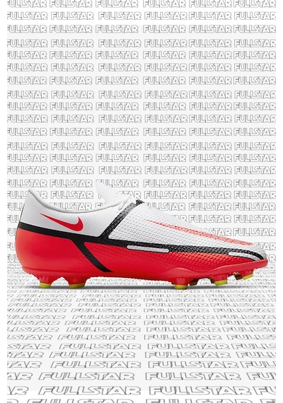 Nike Phantom G. T. 2 Club F. G. / M. G. Unisex Soccer Shoes Beyaz Kırmızı Krampon Kırmızı