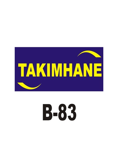Iş Güvenliği Pvc Dekota Uyarı - Ikaz Levhası Takımhane Yazılı (262099131)