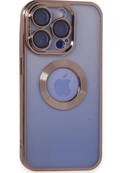 Newface Apple İphone 15 Pro Max Kılıf Slot Silikon - Rose Gold