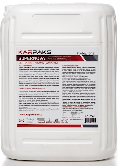 Karpaks Supernova Halı Yıkama Şampuanı 20kg Şampuan