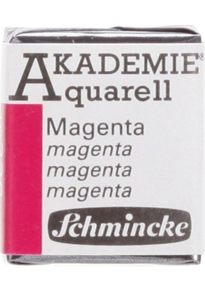 Schmincke Akademie Aquarell Yarım Tablet Sulu Boya 336 Magenta
