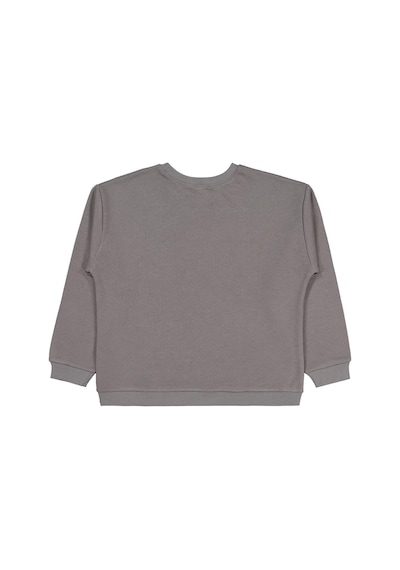 Civil Boys Ayı Nakışlı 10-13 Yaş Sweatshirt - Gri