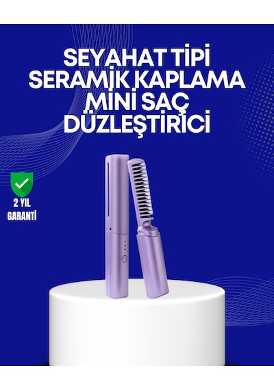 Usb Şarjlı Kablosuz Saç Düzleştirici Hızlı Ve Pratik