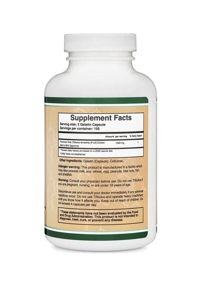Tribulus Extract 1000 Mg 210 Kapsül.usa Menş.
