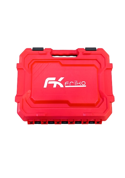 Fk Friko 16.8v 2.0ah Kömürsüz Motor Şarjlı Matkap Vidalama 2 Bataryalı Çantalı Set