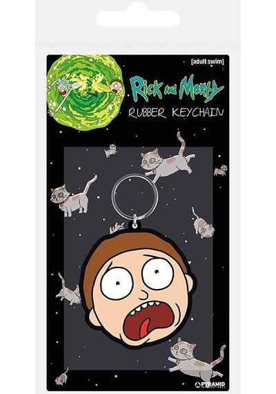 Rick And Morty Morty Face - Lisansli Anahtarlık