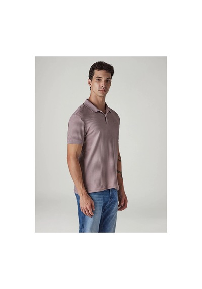 Levi's Erkek Mor Dokulu Fitilli Polo Tişört-004lx-0013