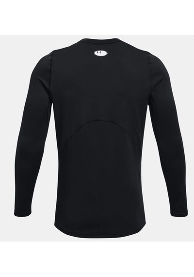 Under Armour Coldgear Armour Fitted Bisiklet Yaka Erkek T-shirt 1366068-001 Siyah
