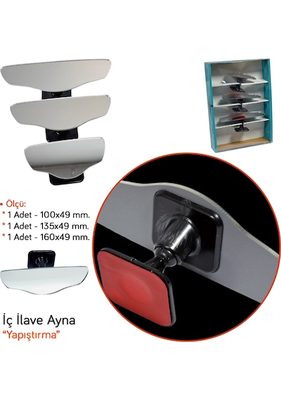 Nyf Twom Ayna Seti Yapıştırma Düz 3 Lü Ma 303