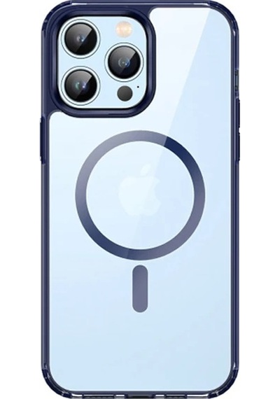 Dux Ducis Clin Mag Series İphone 14 Pro Max 6.7 Magsafe Uyumlu Manyetik Silikon Kılıf- 5775 Mavi