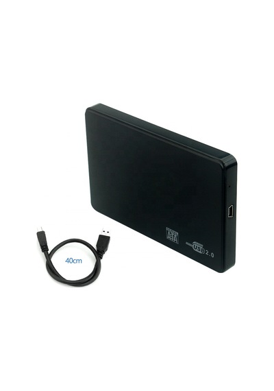Lunatic 8068 2,5'' Harici Harddisk Kutusu Usb 2.0 Siyah İnce Slim Kasa Kolay Kurulum