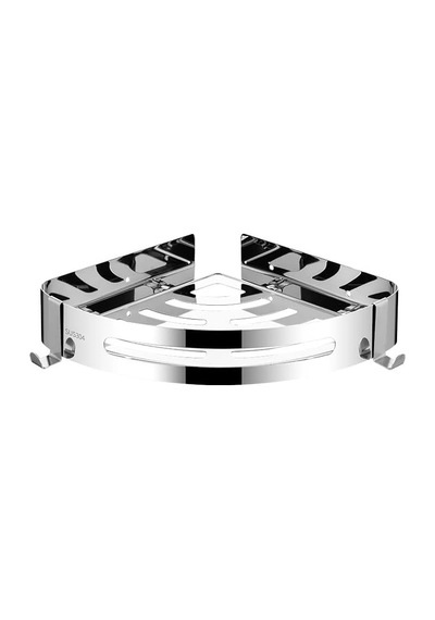 Banyo Köşe Rafı 304 Paslanmaz Çelik Şampuanlık 23x23 Cm Kbk100 Diğer