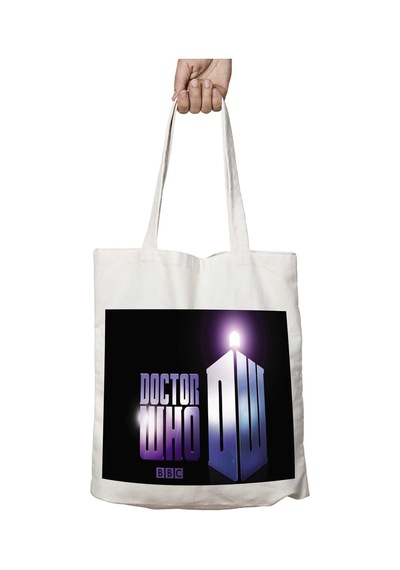 Art Hediye Doctor Who Alarm Bbc İki Tarafı Kalıcı Baskılı Yıkanabilir Okul Plaj Omuz Bez Çantası Çok Renkli