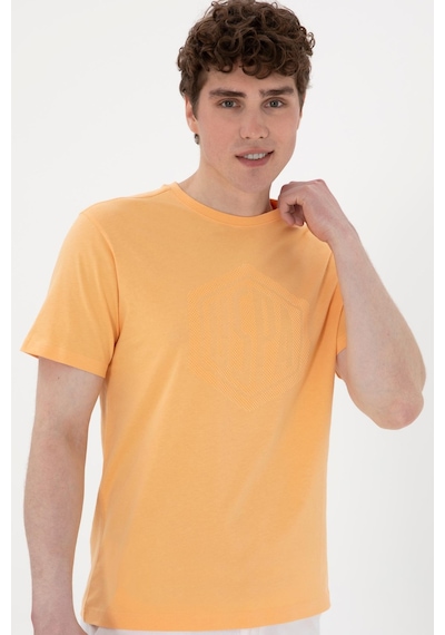U.S. Polo Assn. Us. Polo Assn. Erkek Tişört 50300382-vr202 SARI
