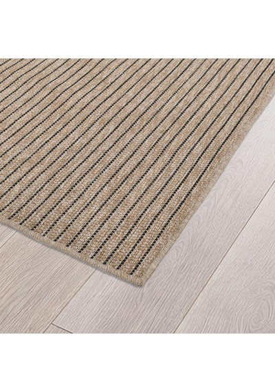 Avanos Modern Kahve Hasır Dokuma Jüt Sisal Kilim Yıkanabilir Balkon Bahçe Mutfak Halı 8042a