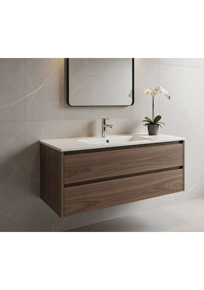 Bocchi 1329-001-0126 Tezgah Üstü Lavabo Parlak Beyaz 41 x 100 CM 1466841
