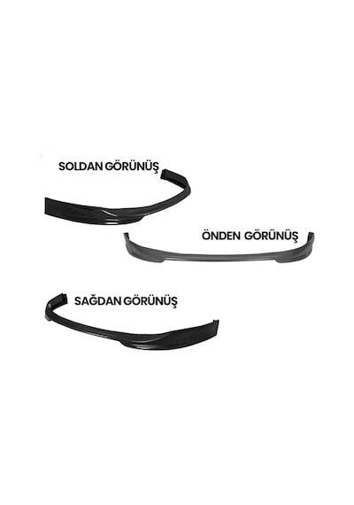 Fiat Doblo D3 Ön Ek Plastik Siyah Karlık-ön-ek-bodykit 2010 2011 2012 2013 2014 2015
