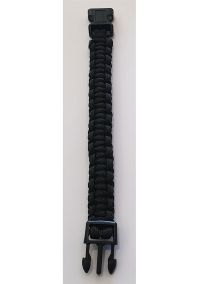 Muson Paracord Bileklik Siyah Çok Renkli