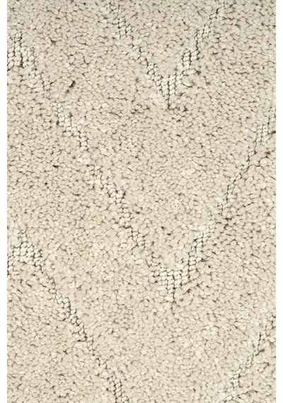 Raschel Carpet Moopy Oval Krem Bukleli Yumuşak Zikzak Dokuma Yolluk Halı Salon Halısı Lp6497 Krem Krem
