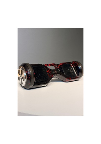 Hoverboard 6.5 İnç Led Işıklı Taşıma Kollu 36v 5.2ah Elektrikli Kaykay Kırmızı