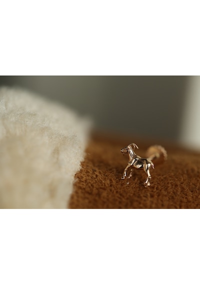Reis Kuyumculuk T9705 The Goat Tragus Altın  Küpe