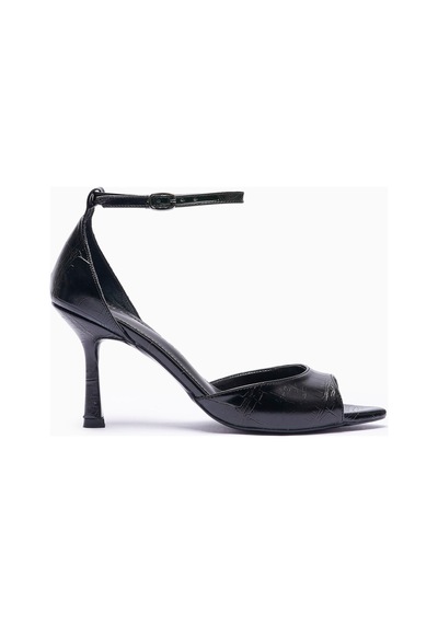 Mubiano Kadın Stiletto Sivri Burun Kroko Desenli Bilekten Bantlı Topuklu Ayakkabı Valeria Siyah Siyah Mubiano Kadın Stiletto Sivri Burun Kroko Desenli Bilekten Bantlı Topuklu Ayakkabı Valeria Siyah Siyah