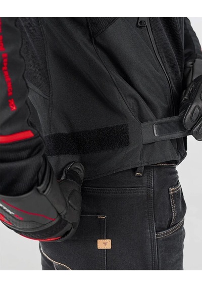 Shima X-mesh Korumalı Yazlık Motosiklet Montu Siyah Kırmızı