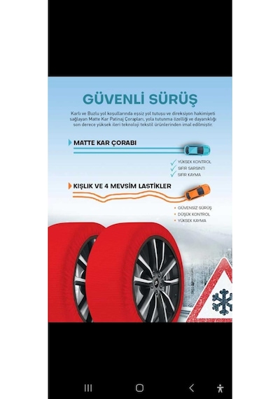 Matte Kar Çorabı X-large Universal
