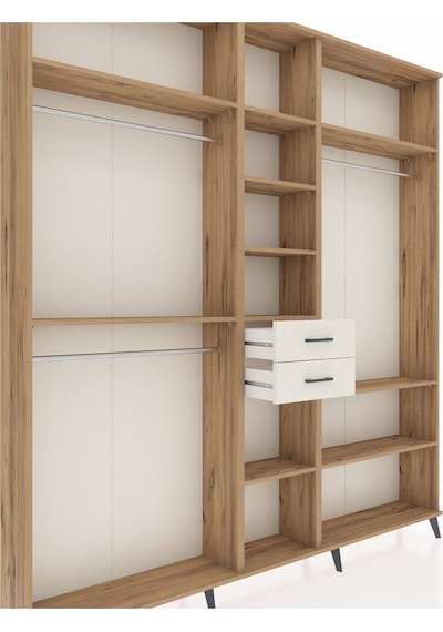 Arges Dolap 10 Raflı 2 Çekmeceli 3 Askılı 220x30x243 Çam-çam/aytaşı Atlas Çam/aytası Arges Dolap 10 Raflı 2 Çekmeceli 3 Askılı 220x30x243 Çam-çam/aytaşı Atlas Çam/aytası