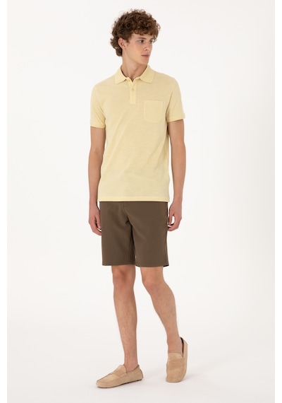 U.s. Polo Assn. Erkek Vizon Şort / Bermuda 50300420-vr052 Vizon