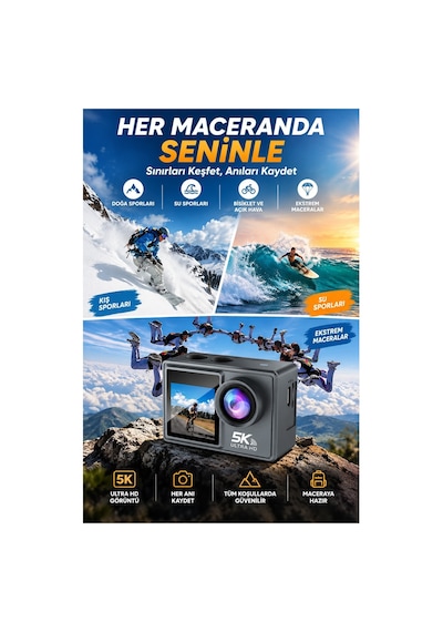 Robeve 5k Ultra Hd Aksiyon Kamera Çift Ekranlı Dokunmatik Ekran Wi-fi Bağlantılı Spor Ve Vlog Kamerası Su Geçirmez Kılıflı Geniş Açı Outdoor Kamera Aksesuar Setli Aksiyon Kamerası 64 Gb Hafıza Kartı Siyah Robeve 5k Ultra Hd Aksiyon Kamera Çift Ekranlı Dokunmatik Ekran Wi-fi Bağlantılı Spor Ve Vlog Kamerası Su Geçirmez Kılıflı Geniş Açı Outdoor Kamera Aksesuar Setli Aksiyon Kamerası 64 Gb Hafıza Kartı Siyah
