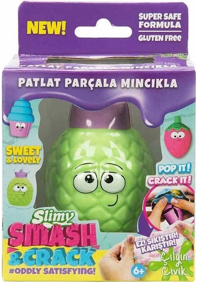 Slimy Patlat Pop-it 55 Gr - Ananas Slime