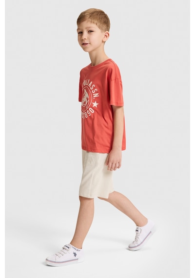 U.S. Polo Assn. U.s. Polo Assn. Erkek Çocuk Açık Haki Şort Örme 50320462-vr183 Acık Hakı