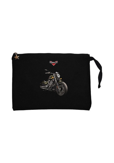 Victory Gunner Siyah Clutch Astarlı Cüzdan / El Çantası Siyah