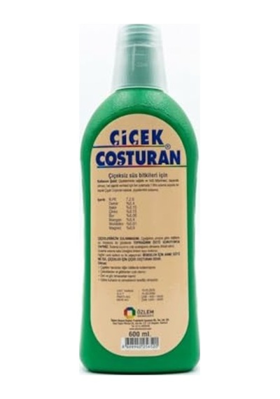 Çiçek Coşturan Çiçeksiz Süs Bitkileri İçin Özel Besin - Yeşil Yapraklı Bitki Gübresi - 600 Ml 0,250
