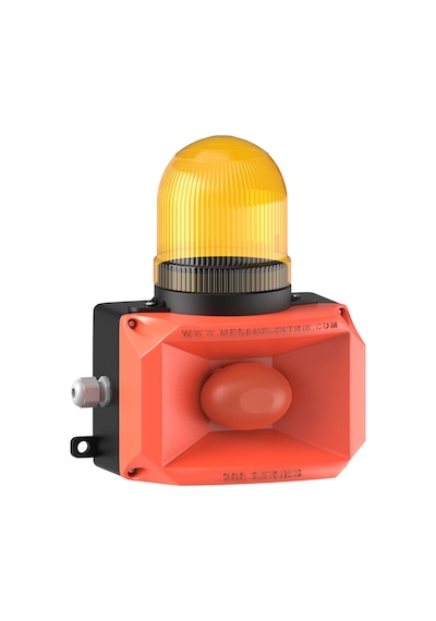Mesan Led Multifonksiyon 43 Ses Siren Turuncu 85-260vac Ms 232.3.85-260vac