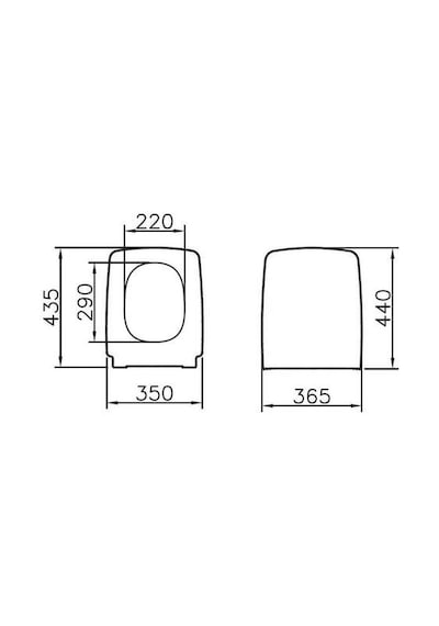 VitrA Metropole Rim-ex Beyaz Kanalsız Asma Klozet Ve Yavaş Kapanır Kapak 7672b003-0559 Beyaz