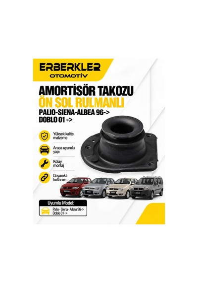 Amortısor Takozu On Sol Rulmanlı Palıo-sıena-albea 96- Doblo 01 - Urun - Erb836