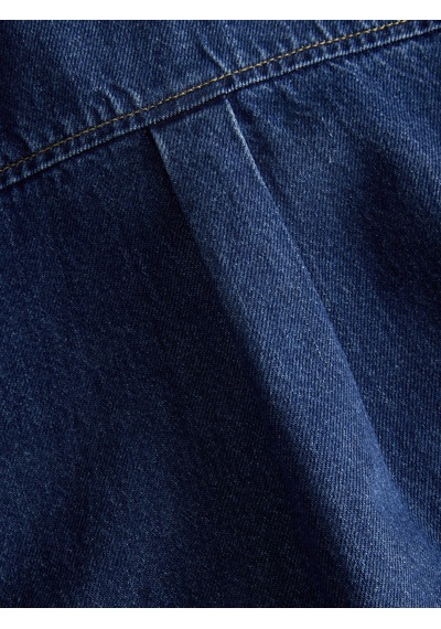 Jack & Jones Kadin Kisa Kollu Denim Elbise - Amara - 12289263 Medium Blue Denim Jack & Jones Kadin Kisa Kollu Denim Elbise - Amara - 12289263 Medium Blue Denim