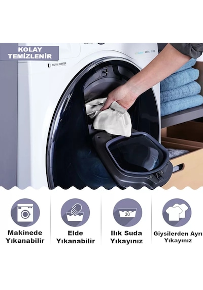 Bambu Nano Kumaş Likralı Lastikli Sandalye Kılıfı Yıkanabilir Esnek Sandalye Örtüsü 4 Lü Set Açık Gri
